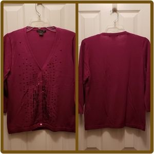 August Silk Cardigan